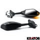 Matte Black Integrated Mirrors w/ LED Turn Signals For Kawasaki Ninja 650R 650 R
