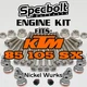 NICKEL WURKS ENGINE BOLT KIT KTM 85SX 105SX CYLINDER HEAD CRANKCASE CLUTCH COVER
