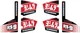 YOSHIMURA RS-9 MUFFLER DECAL SET 6/PCS RS9-NB004