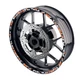 For Yamaha MT09 18-24 23 22 21 20 19 Wheel Edge Rim Stickers 17 inch F01B Orange