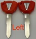 2 Key Blanks Kawasaki Vulcan VN 800 88 500 800 1500 VN500 VN800 VN1500 Tengai ZG