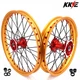 KKE 21/19 Cast Wheels for Honda CRF250R 2014-2026 CRF450R 13-26 CRF450L Gold Rim