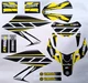 Yamaha XT660 X 2006 Onwards Yellow Speedblock Edition Decor Decal Sticker