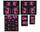 Fox Suspension Heritage Decal Kit for Forks & Shocks (Pink) [803-01-337]