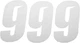 DCOR - 45-30-9 - Slash Number Plate - #9 - White - 6"