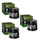 Hiflofiltro 3 Pack Oil Filter HF204 Black Honda Kawasaki Suzuki Triumph Yamaha
