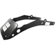 Cycle Visions Black Powder-Coated Curved License Plate Mount - CV4653MT
