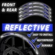 17" Reflective Wheel Decal Stickers SH12 For Yamaha YZF R1M 15-20 19 18 17 16