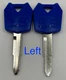2 Key Blanks Kawasaki KLR250 KLR650 KLX110 KLX125 KLX140 KLX250 KLX300 KLX450R
