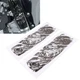 Pair Front Fork Decal Medallion Nameplate Stickers ForSuzuki Harley Yamaha Honda