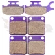 Brake Pads Kit Front Rear For 06-10 Yamaha YFM450FX 4x4 Wolverine 450 FA54 FA307