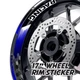 GB18 17'' Rim Wheel Stickers Decal Kit For Honda CBR1000RR-R Fireblade SP 20-21