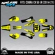 Graphics Kit for COBRA CX50 JR 2014-2021 Factory Series - Yellow