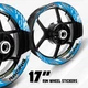 17 inch Rim Decal Wheel Sticker S02 For Suzuki GSF1250S SA SEA GSX650F