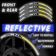 Retroreflective Rim Strips Decal Sticker SH18 For Triumph Daytona 955i 1997-2006