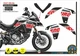 Stickers Fairings DUCATI Multistrada Enduro 1260 1200 Black Red Duc En 04