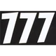 DCOR - 45-14-7 - Individual Numbers 4in., No.7 - White