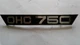 Yamaha TX750 NOS genuine side panel/oil tank badge 341-21787-02-00 VINTAGE AHMRA