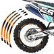 A01B Orange 21" 19 inch Wheel Rim Tape Decal Sticker For Honda Dirt Bike
