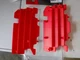 POLISPORT RADIATOR LOUVERS Honda CRF450R CRF450  2003 2004   red