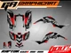 YAMAHA RAPTOR 660 660R FULL GRAPHICS DECALS STICKERS KIT ATV