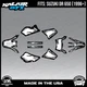 Graphics Kit for Suzuki DR650 (All Years) DR 650 Ember Series - WHITE