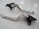 Yamaha XJR1300 (1999-2003), CNC levers set long silver/chrome adjusters F14/C777