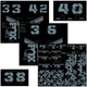Fox Bicycle Fork Shock Sticker Set Decal 2021 AM Custom Battleship Blue