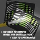 Green 17" Rim Reflective Wheel Stickers SH30 For Aprilia RS125 05 06 07 08 09 10