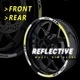 Retroreflective Rim Strips Decal Sticker SH18 For Ducati Monster 797 17-20 19 18
