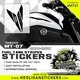 Yamaha MT-07 2019-2020 twin stripes fuel tank sticker [M761]