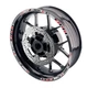 Retroreflective Rim Wheel Sticker SH16 For Aprilia TUONO 1000 R 2003-2011