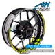Racing 17 Inch Green Rim Stickers AA02 For Kawasaki Z750 04-11 04 05 06 07 08 09