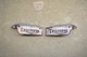 82-9700 Triumph Gas Fuel tank badges emblems 650 500 250 T120 TR6 1969 *2842