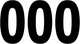 Factory Effex - 02-4340 - Pro Number 0 - Black - 7"