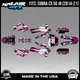 Graphics Kit for COBRA CX50 JR 2014-2021 Twitch Series - Magenta