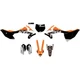 Dcor COR 9 KTM Complete Graphics Kit - Black Motorcycle Dirt Bike 20-30-105