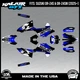 Graphics Kit for Suzuki DR-Z4S DR-Z4SM DRZ4SM 2025 2026 Turbo-BLUE
