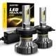 AUXITO LED Headlight Bulb H4 9003 HB2 Combo Kit High Low Beam Super White Canbus