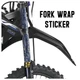 For Yamaha YZ450FX WR250R/X YZ65 YZ250F YZ450F Fork Wrap Sticker TT010