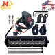 For Yamaha Raptor 700 R YFM660 YFZ50 2017-2021 ATV LED Headlight Light Bar Kit