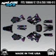 Graphics Kit for Yamaha YZ250 YZ125 (1996-2001) YZ 250 YZ 125 Twitch - Magenta