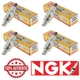 4 Genuine NGK CMR6H 3365 Spark Plugs Lawnmower
