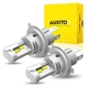 AUXITO H4 9003 Super White 80000LM Kit LED Headlight Bulbs High Low Beam Combo 2