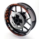 Motorcycle GP01 Orange 17 inch Wheel Sticker For Yamaha MT09 18 19 20 21