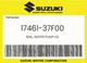 Suzuki Genuine Seal, Water Pump Oil - 17461-37F00