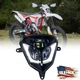 for Beta RR 50 125 200 250 300 350 390 430 480 2T 4T Xtraine LED Headlight DRL