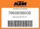 KTM Genuine Decal Set 150 Xc-W - 79608198008