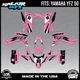 Graphics Kit for Yamaha YFZ 50 YFZ50 (All Years) Speed Series - Pink