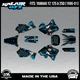 Graphics Kit for Yamaha YZ250 YZ125 (1996-2001) YZ 250 YZ 125 Twitch- Cyan